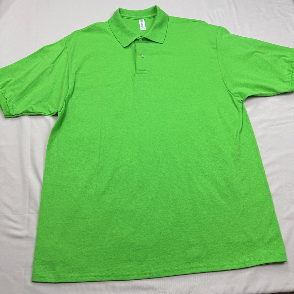 Jerzees Bright Green Polo Shirt